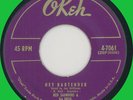 RED SAUNDERS ORCH. Hey Bartender / Mistreatin' Woman 45rom Okeh 1955