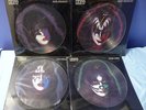 KISS 4 LP VINYL PICTURE DISCS - THE ORIGINAL CASSABLANCA RECORDS - SEALED SET