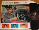 Presley LP A Date With Elvis LPM 2011 USA 2nd Issue 1963 Single Pocket