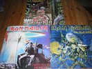 3 x Iron Maiden Somewhere in Time Live after Death 2 Minutes to Midnight LP