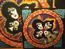 KISS ROCK AND ROLL OVER LP w/SUPER RARE STICKER INNER SIMMONS FREHLEY