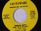 rare Sister Funk 45 J.J. JOHNSON speak out CAS/FANFARE Hear