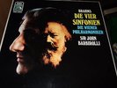 BARBIROLLI : BRAHMS DIE VIER SINFONIEN 4LP BOX 1968 ELECTROLA SMA 91755/58 GERMA