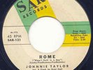 Northern Soul 45  -Johnnie Taylor - Rome / Never Never - SAR