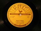 CARL PERKINS / THAT'S RIGHT b/w FOREVER YOURS  -78rpm / ROCK  ROCKABILLY