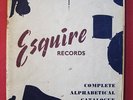 ESQUIRE RECORDS CATALOGUE July 1956 Jazz Records