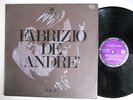 FABRIZIO DE ANDRE' Volume 1 (Vol. 1) Prima ediz. MONO LP 12