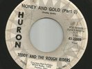 ROCKABILLY SURF bw/ TITTYSHAKER INSTRO-TEDDY & the ROUGH RIDERS--HEAR-1962 HURON