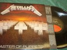 Metallica LP Master of Puppets 1ST Pressing W/Lyric Sleeve