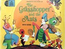 GRASSHOPPER AND THE ANTS 331 Disney Read Along Book & Record Set RARE SEALED