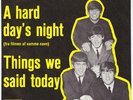 BEATLES A Hard Day's Night RARE Denmark 45 UNIQUE danish p/s STUNNING COND HEAR