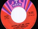 northern soul funk fuzz psych 45 Marva Whitney Giving Up On Love T Neck 922 1970