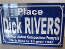 Personnalisation Plaque de Rue  place Dick RIVERS