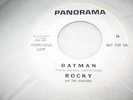 ROCKY AND THE RIDDLERS 1966 RARE 45(PANORAMA 28 PROMO)FLASH AND CRASH/BATMAN