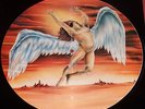 LED ZEPPELIN PICTURE DISC  LP LIVE IN CLEVELAND 1977 ONLY 1000 EX  MINT MUSHROOM