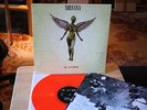 nirvana / in utero, orig. geffen, red viyl with insert, near mint, top, rare