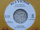 Elvis Presley - Kiss Me Quick / Suspicion -USA DEMO / PROMO Gold Standard 45+PS