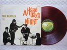 THE BEATLES / A HARD DAY'S NIGHT JAPAN LP / REDWAX, APPLE AP-8147, JOHN LENNON