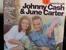 Johnny Cash & June Carter Lp Carryin' On With Near Mint