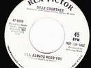 NORTHERN SOUL 45 RPM - DEAN COURTNEY on RCA VICTOR RECORDS