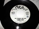 TOMMY TATE I'M TAKING ON PAIN OKEH 4-7242   PROMO 45 RPM RECORD NEAR MINT