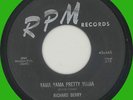 RICHARD BERRY Yama Yama Pretty Mama 45rpm RPM 1956 black rocker