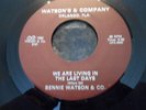 Bennie Watson & Co. Thank you for coming modern soul boogie on Watson's & Co.