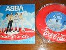 RARE-ABBA:SLIPPING THROUGH MY FINGERS:JAPAN:COCA-COLA-PICTURE DISC:EX