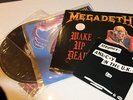 MEGADETH VINYL, RECORD, LP X 4, WAKE UP DEAD WITH DETH CERT, ANARCHY IN THE UK,