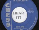 R&B 45 Betty James (Chess 1801) I'm a Little Mixed Up - RARE STOCK COPY