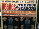 the Beatles vs the Four Seasons orig Vee Jay Records with Authentic Poster RARE