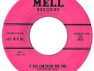 MOREY DUBOIS	MELL 121 	IF YOU CAN SPARE THE TIME 	VG+ WOL 	$100.00