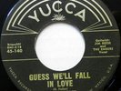 BOBBY FULLER 45 Guess We'll Fall in Love YUCCA Rock 'n' Roll NEAR MINT #BB235