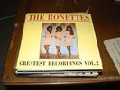 THE RONETTES LP GREATEST RECORDINGS VOL 2 PHIL SPECTOR RONNIE 1981 ITALY PRESS
