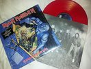 Iron Maiden vinyl.  No prayer for the dying. Rare blood red pressing