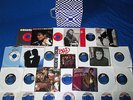 CHECKERED PLATTER-PAK+ 45'S----JACKSON 5+ MICHAEL JACKSON+ THE JACKSONS