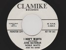 60s R&B/Soul Gal Shouter JUNE BATEMAN/Noble Watts I Don't Wanta M- HEAR BOTH Now