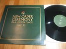New Order - Ceremony 12 inch single ex