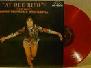 Mono RED VINYL Latin Jazz FANTASY 3343 LP Benny Velarde AY QUE RICO