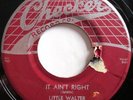 * LITTLE WALTER It Ain't Right/Who BLACK ROCKER ROCKABILLY BLUES Checker 45 HEAR