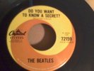 THE BEATLES  DO YOU WANT TO KNOW A SECRET / THANK YOU GIRL