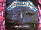 Metallica Ride The Lightning LP Vinyl Banzai Records White Label