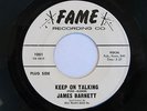 Northern Soul 45, James Barnett, Keep on Talking, Fame, HEAR MP3