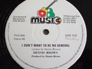 DENNIS BROWN - I DON'T WANT TO BE NO GENERAL 