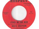 RARE HEAVY FUNK 45   MILES GRAYSON   STUCK IN THE MUD   &   HOME BREW    RESPECT