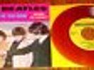 THE BEATLES SEPTEMBER IN THE RAIN PIC SLEEVE & RED COLORED VINYL  PROMO 45