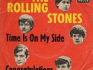 ROLLING STONES 45 TIME IS ON MY SIDE+PS GERMANY VERY RARE FIVE HEAD COVER