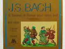 DEVY ERLIH - JS BACH sonatas & partitas vol.1 ADES LP orig FRENCH RARE LP