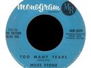 MILES STONE Too Many Tears on Monogram New Breed R&B 45 Hear