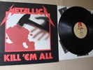 Metallica ?– Kill 'Em All VINYL 1st PRESS THRASH METAL 1983 MFN 7